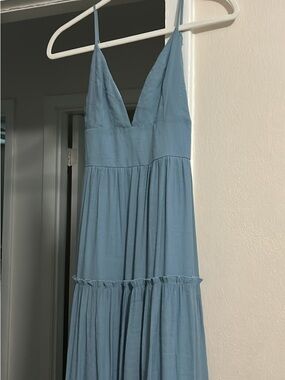 Altar’d State Spaghetti Strap V-Neck Maxi Dress